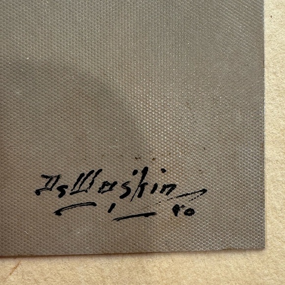 Vintage Picture Photo Frame Gold Tone Woman Girl 1940s Pin Curls - Picture 7 of 9